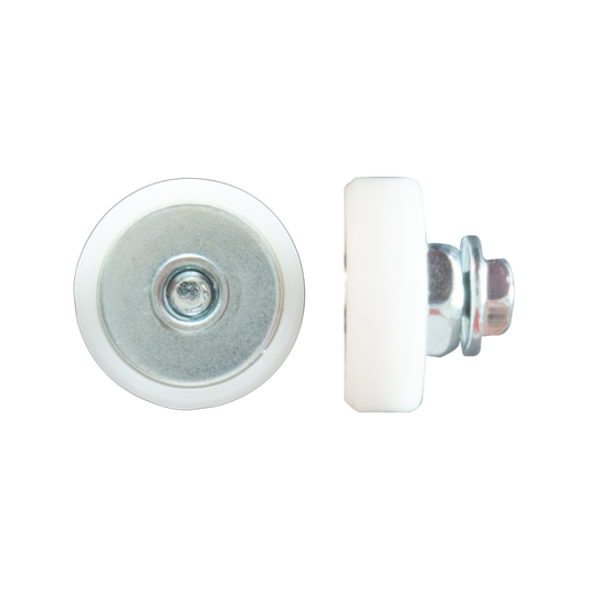 Rolltrak Flat Roller - 19mm - Acetal - Threaded Hub - 1 Piece - Auzzistore