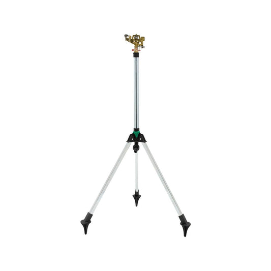 Pope Rain Tower Sprinkler - Adjustable Impact - 0.5-0.85m - Metal - 24m Coverage - Auzzistore