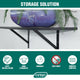 Carinya Studio Stayed Bracket - 300x250mm Black Steel - 125kg Capacity