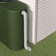 Rain Harvesting Tank Overflow Bend - 90mm - PVC - True 90° Design