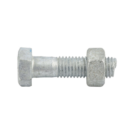 Zenith Hot Dip Galvanised Hex Head Bolts M10 x 40mm 25 Pack – view 2