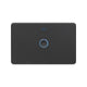 Deta Matte Black Grid Connect Smart Single Gang Touch Light Switch