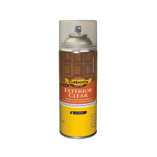 Cabot Exterior Clear Satin Spray Pack 300g Oil Based UV Resistant - Auzzistore