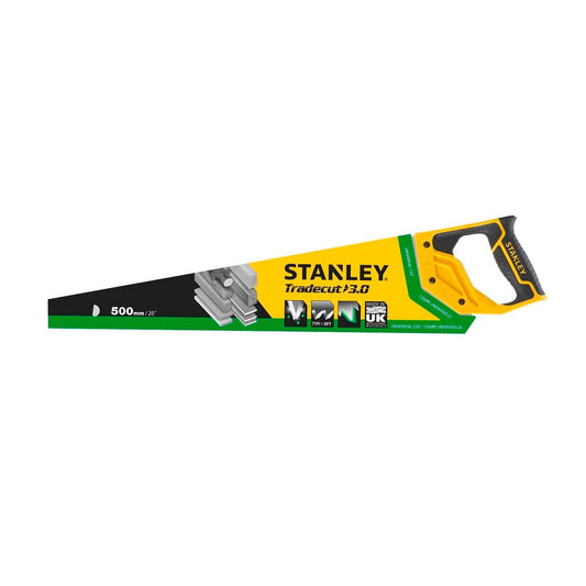 Stanley Tradecut Saw 380mm 8 TPI - Ergonomic Bi-Material Handle