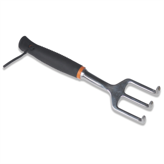 Fiskars Aluminium Cultivator - 70mm Tines - Ergonomic Handle - Auzzistore
