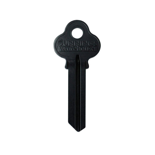 Ehi lw5 Black Blank Key - Nickel Plated Brass - 55mm x 23mm - Versatile Key - Auzzistore