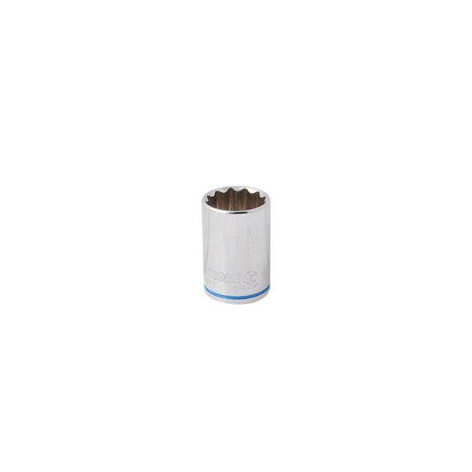 Kincrome Socket 16mm 1/2" Drive - Chrome Vanadium Steel - Mirror Polish - Auzzistore