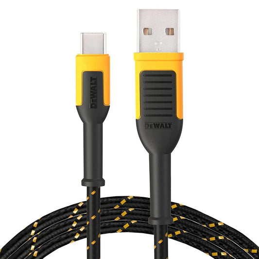 Dewalt 3m USB C to USB Charging Cable - Kevlar Reinforced - Durable