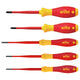 Wiha 5 Piece Insulated VDE Screwdriver Set - Red/Yellow - Ergonomic Design