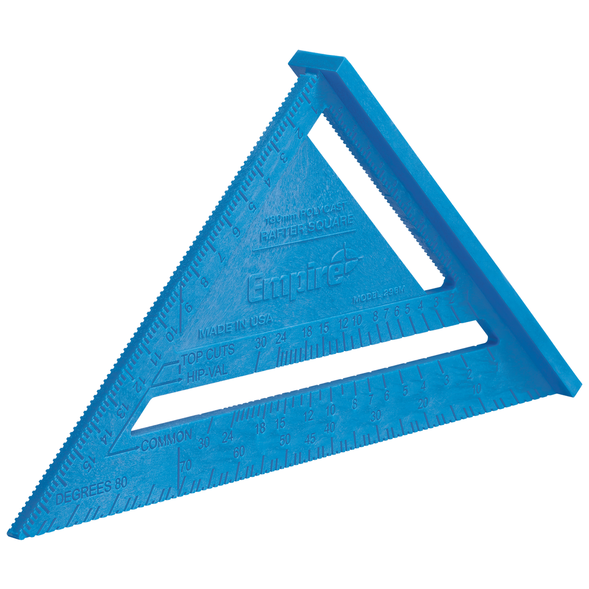 Empire 180mm Metric Polycast Rafter Square - Lightweight - Durable - A ...