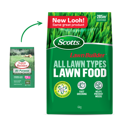 Scotts Lawn Builder Lawn Food 4kg Granular Slow-Release Deep Green