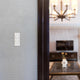 Deta Double Architrave Switch - Double Switch - 84mm Polycarbonate - Slim Design