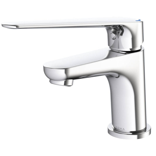 Homecare By Caroma Chrome Assistant Living Basin Mixer - Lead-Free Brass - 40mm x 150mm x 175mm - Durable Design