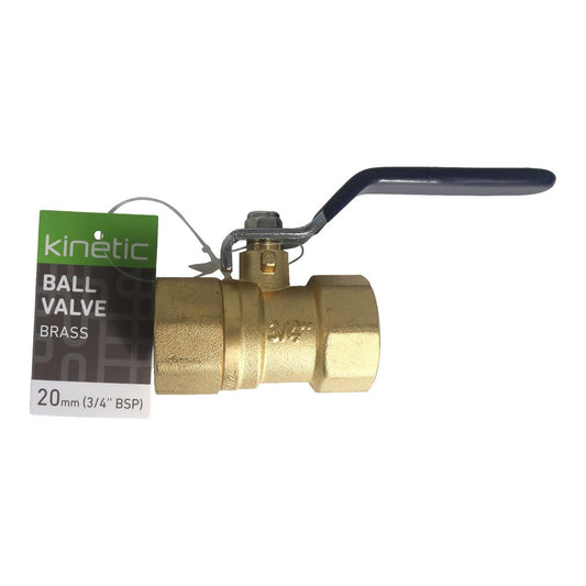 Kinetic Brass Lever Handle Water Ball Valve - 20mm - Durable Flow Control – view 2 - Auzzistore