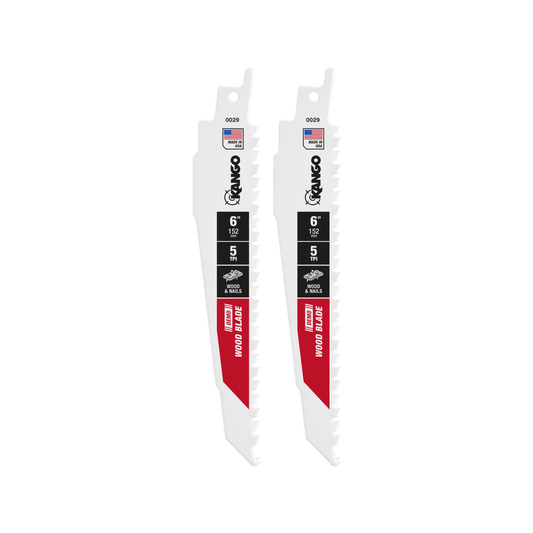 Kango Wood Demo Reciprocating Saw Blade 2 Pack - 6 Inch - 5 TPI - Durable – view 2