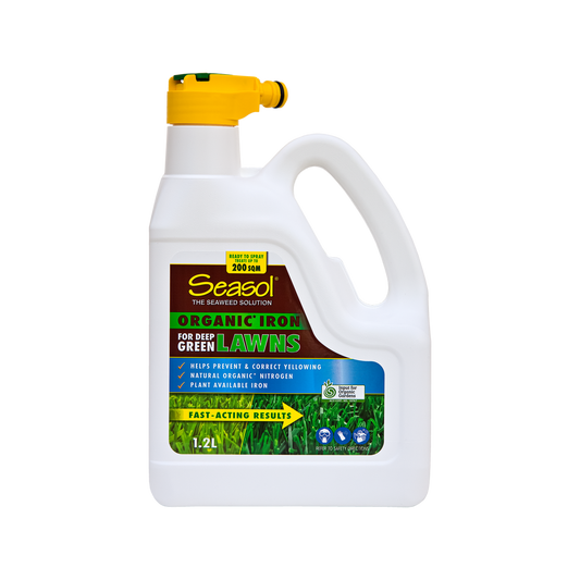 Seasol Organic Iron 1.2L - Liquid Solution for Deep Green Lawns - Auzzistore