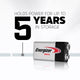 Energizer Max 9V Alkaline Batteries - 2 Pack - Long Lasting Power
