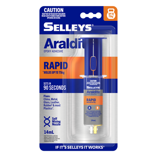 Selleys Epoxy Adhesive 14ml Clear Fast Setting Water Resistant