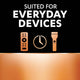 Duracell Everyday Alkaline AA Battery 20 Pack - Long-Lasting Power - Copper & Black