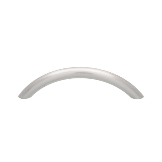 Prestige Brushed Nickel Bow Handle - 96mm Zinc Alloy - Easy Install