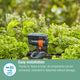 Gardena Micro Irrigation Oscillating Sprinkler OS 90 - 1 to 90 m² - Black - Adjustable Range