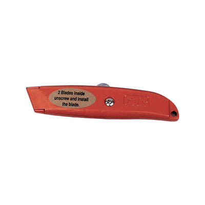 Craftright Utility Knife - Retractable - 2 Blades - Zinc Alloy - Durable