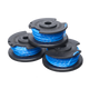 Ryobi Line Trimmer Spool and Line 3 Pack 1.65mm Plastic Efficient