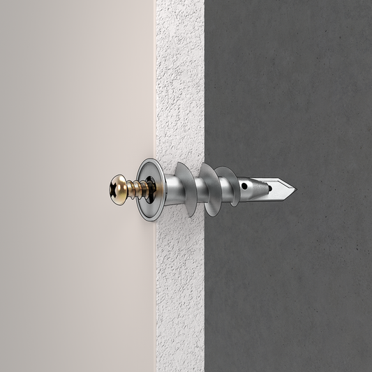 Ramset Zinc Wallmate Anchors - 4 Pack - Zinc Alloy - Easy Installation – view 2 - Auzzistore
