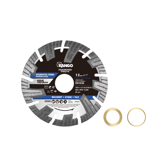 Kango Diamond Saw Blade - 105mm - Turbo Segmented - Dry Cutting – view 2 - Auzzistore