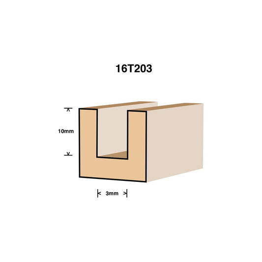 Ultra Router Bit - Straight 3mm - Tungsten Carbide - Durable – view 2 - Auzzistore