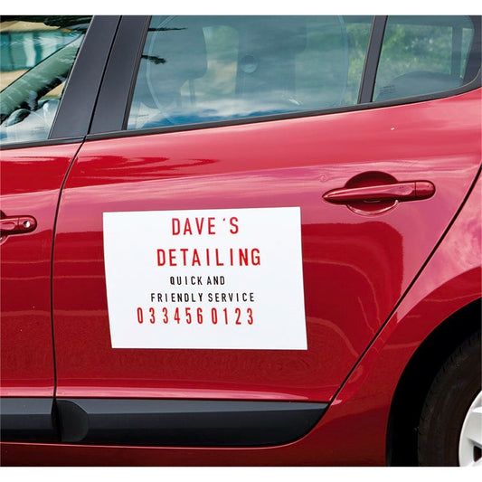 Sandleford Magnetic Sign Kit 300 x 450mm Customisable Magnetic Vinyl – view 2 - Auzzistore