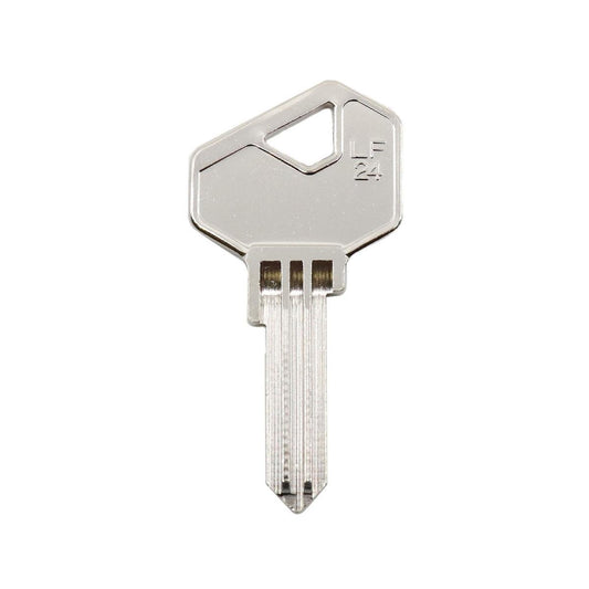 EHI Silver Blank Key - 49mm 24 Nickel Plated Brass - Easy To Carry - Auzzistore
