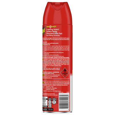Raid One Shot Pest Spray - 450g - Aerosol - Odourless Fast Killing