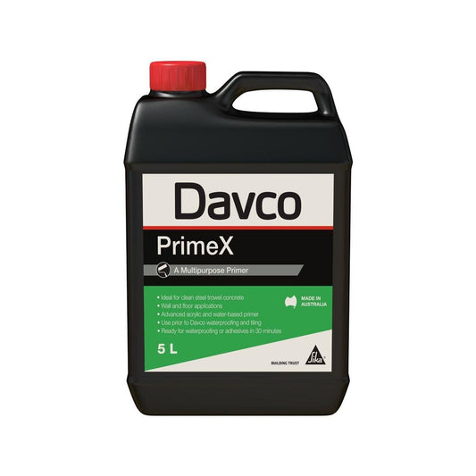 Davco 5L Primex Surface Primer - Acrylic Liquid - Fast Drying - Versatile - Auzzistore
