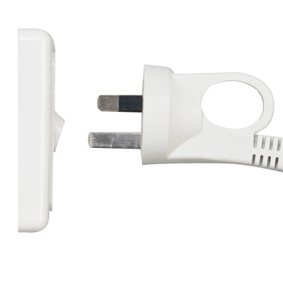 Arlec 5m White Ring Pull Extension Lead - PVC - Safe - Convenient