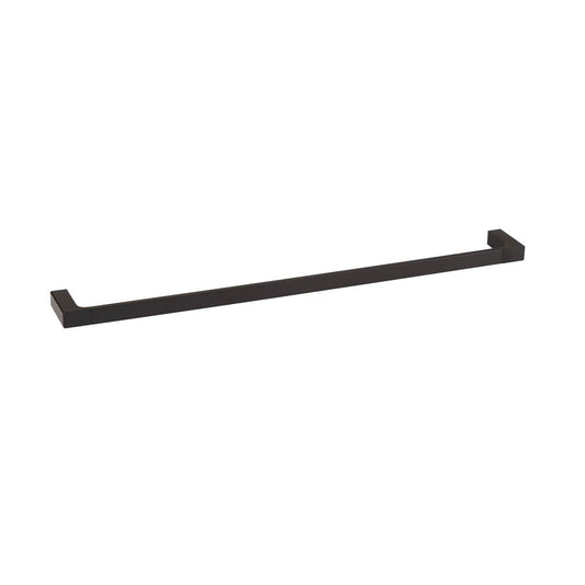 Mondella 600mm Matte Black Rumba Towel Rail - Metal - Stylish - Durable