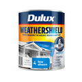 Dulux Weathershield Exterior Paint - 1L - Vivid White - Low Sheen