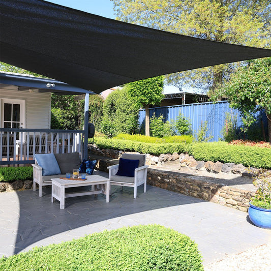 Coolaroo Shade Sail - 5.4m x 5.4m - HDPE - 95% UV Block – view 2