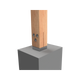 Vuepro 90mm Galvanised Concealed Bolt Down Post Support - Durable Steel