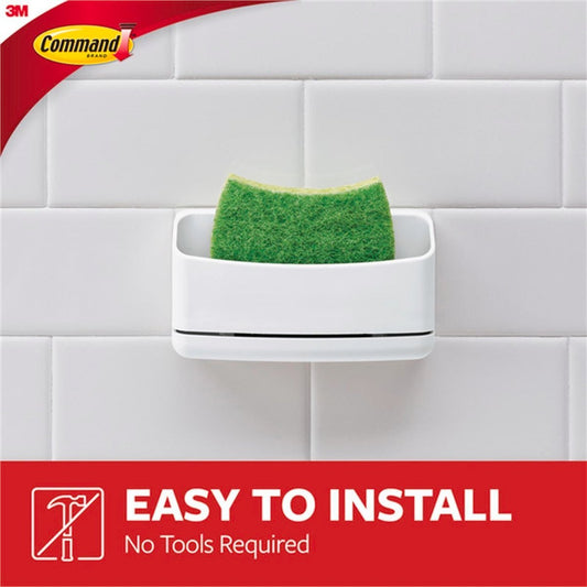 Command Under Sink Sponge Caddy - 152mm x 80mm x 100mm - Plastic - Damage-Free Hanging – view 2