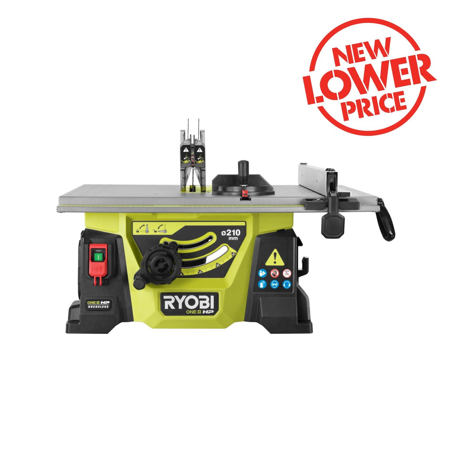 Ryobi 18V ONE+ HP™ Brushless 210mm Table Saw – Tool Only
