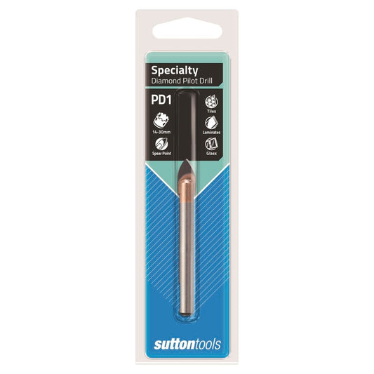 Sutton Tools Diamond Holesaw Pilot Drill 8 0 x 63mm Steel Durable - Auzzistore