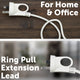 Arlec 10m Extension Lead - White PVC - Safe Indoor Use - 10 Amp