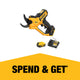 Dewalt 18V XR Power Pruner Kit - 5Ah - 38mm Cut Capacity - Ergonomic Design