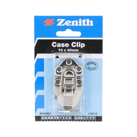 Zenith Suitcase Clip - 70 x 40mm Nickel Plated - Secure Your Luggage - Auzzistore