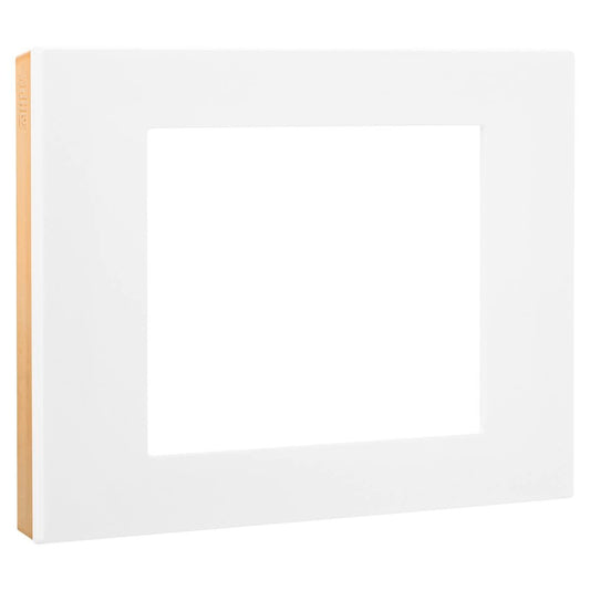 Hpm Vivo Coverplate - White Gloss Rose Gold - 118mm x 85mm - Durable Design - Auzzistore