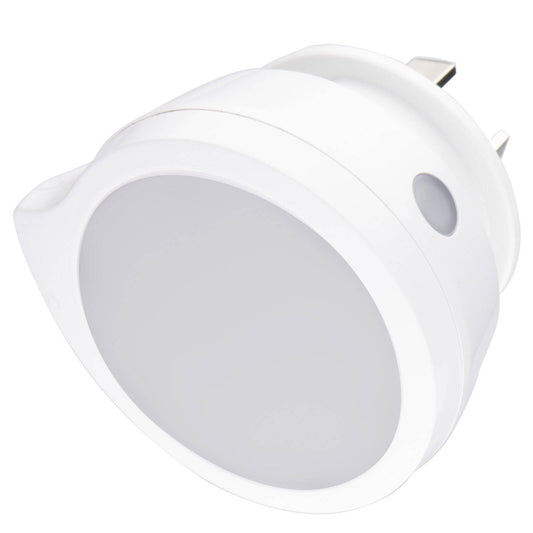 Arlec Mini Q Shaped Auto Night Light - Twin Pack - PC - Compact Design