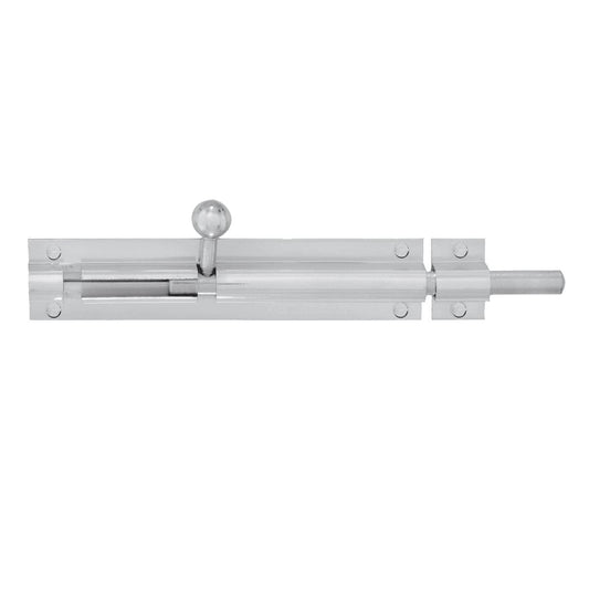 Delf Trade Barrel Bolt Extended Throw 9.5x150mm Satin Chrome Durable - Auzzistore