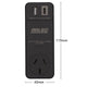 Arlec Power Adaptor PD20W USB - 180° Rotating Socket - Black - Compact Design