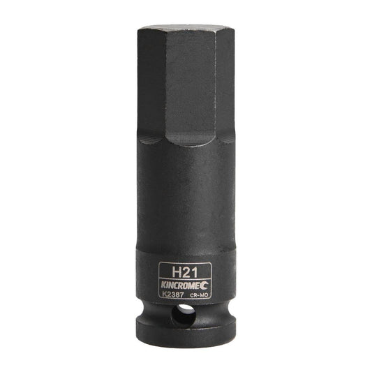 Kincrome 21mm Hex Impact Socket - 1/2" Drive - Chrome Molybdenum Steel - Auzzistore